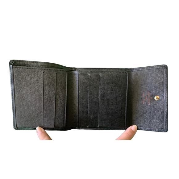 Louis Vuitton Vintage Black Epi Bi Folding Wallet - Picture 4 of 8